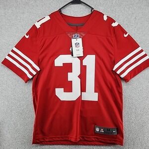 San Francisco 49ers Nike NFL Football Jersey Med Mostert 31 On Field New  Stitch